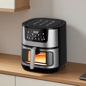 <span class=keywords><strong>Friteuse</strong></span> à air visuelle grande capacité 15L 2800W, cuve entièrement métallique, haute température, <span class=keywords><strong>sans</strong></span> <span class=keywords><strong>odeur</strong></span>, panier antiadhésif amovible, 12 programmes prédéfinis - Product Image 1