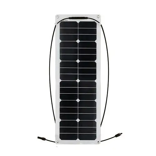 최고의 가격 저렴한 견적 30w 40w 50w 단결정 실리콘 반 유연한 태양 전지 패널