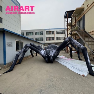 Décoration d'<span class=keywords><strong>Halloween</strong></span> <span class=keywords><strong>géante</strong></span> <span class=keywords><strong>Araignée</strong></span> noire gonflable pour la publicité d'événements extérieurs Décoration d'<span class=keywords><strong>Halloween</strong></span> avec LED - Product Image 2