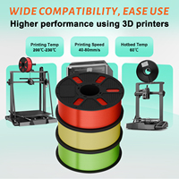 Filament PLA 3D Lanzhike, enroulement soigné, plastique pour imprimante 3D, diamètre 1,75 mm, 1 kg, PLA extrudé de base, 190-240°C