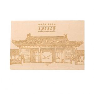 Fabrication de cartes postales écologiques en bois, gravure DIY, cartes de vœux pour cadeau - Product Image 4