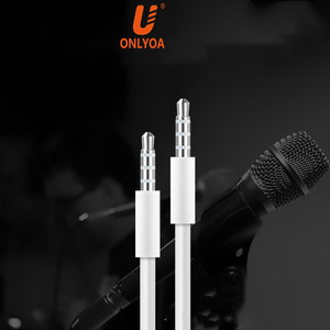 Onlyoa <span class=keywords><strong>cavo</strong></span> Audio <span class=keywords><strong>Jack</strong></span> da 3.5mm a 4 poli in lega di alluminio colorato maschio a maschio <span class=keywords><strong>cavo</strong></span> Aux per auto per cuffie microfono - Product Image 4
