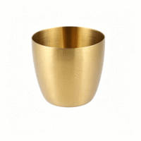 Tasse à eau FLEY en acier inoxydable 304, luxe léger, anti-chute, pour boissons froides, expresso, café, bière, thé, usage quotidien en restaurant