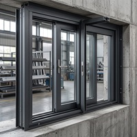 Schiebefenster für Hotelzimmerbelüftung und Bürotrennwände in Renovierungsprojekten Glas
