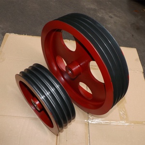 ลูกรอกเซรามิกเคลือบสี่ร่องพร้อมภาพวาดสีแดง - Product Image 4