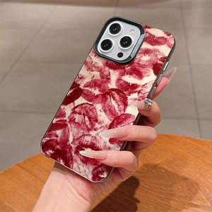 Coque de téléphone magnétique tendance avec imprimé lèvres rouges <span class=keywords><strong>sexy</strong></span> pour iPhone 17 16 14 13 11 12 15 Pro Max <span class=keywords><strong>X</strong></span> XR XS Plus <span class=keywords><strong>SE</strong></span>, en TPU souple et transparent - Product Image 5