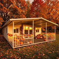 Maison préfabriquée à faible consommation d'énergie FLKT Smart Living, maison de luxe en conteneur extensible de 20 pieds ou 40 pieds, kit de maison modulaire pliable