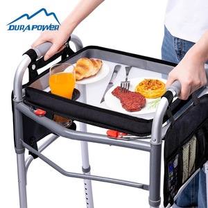 Plateau d'aide à la marche DuraPower 40x30,5 cm avec porte-gobelet pour personnes âgées et utilisation en extérieur - Product Image 1