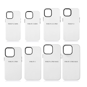 Cover per Telefono a Sublimazione 3D in TPU+PC Rivestito, Custodia Resistente 2 in <span class=keywords><strong>1</strong></span> per Trasferimento a Caldo per iPhone 14 13 12 Pro Max - Product Image 4