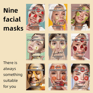 Masque de beauté aux fruits imprimé en dessin animé pour le contrôle de l'huile, le verrouillage de l'humidité, l'hydratation, la nutrition et le raffermissement - Product Image 2