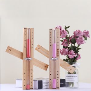 Temporizador de arena para sauna de madera, 5-15 minutos, resistente al calor, reloj de arena para colgar en la pared, accesorios para baño y sauna - Product Image 1