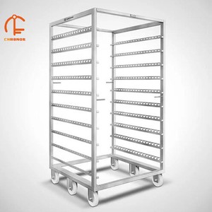 Carrello Porta-Carichi in Acciaio Inox 304 Premium per Uso Intensivo, Lunga Durata per Manipolazione Igienica della Carne in Macellerie e Ambienti Freddi - Product Image 1