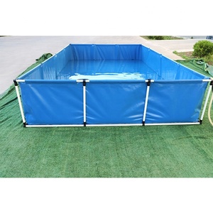 <span class=keywords><strong>SDM</strong></span> durevole pieghevole quadrato 5000 litri commerciale/grande allevamento telone in pvc stagno pieghevole serbatoio di pesce - Product Image 4