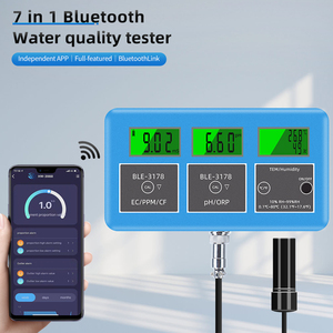 Medidores de pH Completamente Funcionales 7 en 1, Monitor de Calidad del Agua con Datos en Tiempo Real - Product Image 5