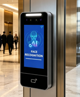 Dispositivo di Rilevamento Presenze F53 Impermeabile con Riconoscimento Facciale Dinamico, WiFi e Serratura Magnetica per Ufficio