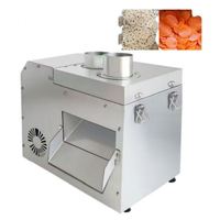 Machine de découpe commerciale pour bananes, citrons, fruits, légumes, pommes de terre, avec trancheuse à viande pour restaurant