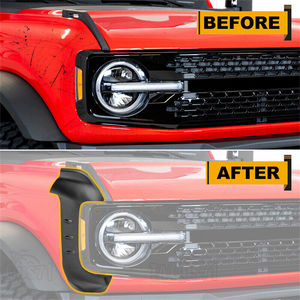 Nouvelle protection de bord avant et arrière contre le vent, protection de capot moteur avant pour accessoires Ford Bronco 2021-2023, 2/4 portes - Product Image 2