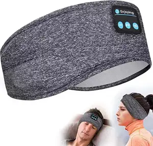 מפעל שינה בגימור אוזניות אלסטי רחיץ מוסיקה עין מסכת אוזניות אלחוטי Bluetooth סרט שינה