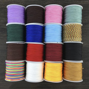 N ° <span class=keywords><strong>72</strong></span> fait à la main bricolage corde tressée 0.8mm fil de jade rouge ligne de perles bijoux accessoires matériaux pour bracelets et bijoux en fil - Product Image 1