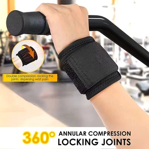 Lot de 2 bandages de compression élastiques pour poignet, protection fitness, badminton, basketball, pour hommes et femmes - Product Image 2