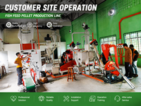 Ligne de production d'aliments pour poissons et crevettes, ligne de transformation d'aliments pour chiens et chats, extrudeuse de fabrication d'aliments pour poissons, usine