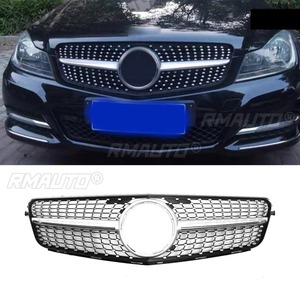 ชุดแต่งกระจังหน้ารถยนต์ สำหรับ Mercedes Benz C-Class W204 ปี 2009-2014  ชุดแต่งกันชนหน้า  แถบตกแต่งกระจังหน้า  สำหรับรถแข่ง - Product Image 1