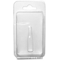 Blister en plastique personnalisé de 1ml pour seringue en verre avec carte de couleur