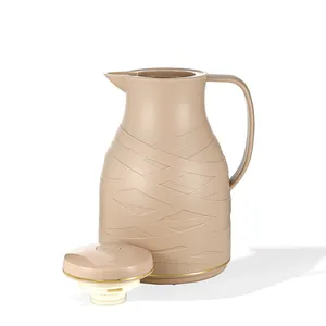 库存隔热保温瓶咖啡壶1000毫升欧式艺术保温瓶茶壶简约风格咖啡壶
