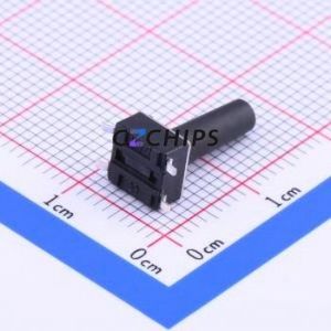 K2-6639SP-U4SC-04 Tactile Switch SMD-4P,6x6mm Switch Single Pole Single Throw Round Button 2.5N Vertical Mount - Product Image 2