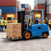 Chariot élévateur électrique compact de 3 tonnes avec une entre-échelle minimale de 120 mm
