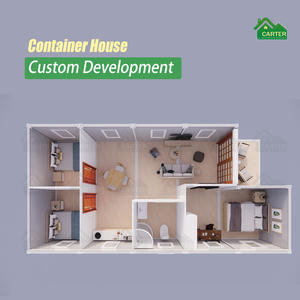 Innovaciones Buen precio Fácil de montar Casa moderna prefabricada Living <span class=keywords><strong>2</strong></span> <span class=keywords><strong>3</strong></span> Dormitorio Casa contenedor con baño y cocina - Product Image 5