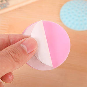 Pare-porte en silicone à fixation murale auto-adhésif rose blanc bleu violet design minimaliste installation facile protection de porte - Product Image 1