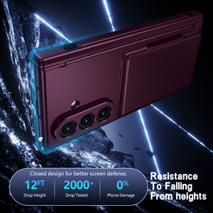Coque de téléphone antichoc pour <span class=keywords><strong>Samsung</strong></span> <span class=keywords><strong>Galaxy</strong></span> <span class=keywords><strong>Z</strong></span> <span class=keywords><strong>Fold</strong></span> 8 Ultra 7 6 5, étui de protection pliable robuste et fin avec protection d'écran - Product Image 2