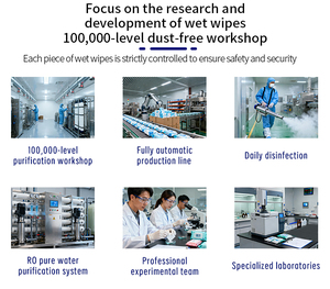 Lingettes humides jetables de luxe en spunlace, 100 % biodégradables et jetables aux toilettes, 17,8x17,8 cm, pour le nettoyage domestique masculin (vente en gros) - Product Image 6