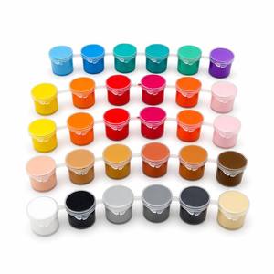Lot de 6 couleurs de <span class=keywords><strong>peinture</strong></span> <span class=keywords><strong>acrylique</strong></span> vibrante non toxique de 10 ml à base d'eau pour enfants, idéal pour l'école, le papier, la toile et le <span class=keywords><strong>verre</strong></span> - Product Image 1