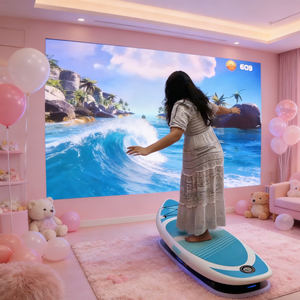 เครื่องเล่นเกมจำลองการเล่นเซิร์ฟสเก็ตบอร์ด 3 มิติ แบบอินเทอร์แอคทีฟ อุปกรณ์ประกอบฉากสำหรับงานอีเว้นท์ 123 เกมงานแสดงสินค้า เกมส่งเสริมการขาย เกมเพื่อความบันเทิง เครื่องเล่นเกม - Product Image 2