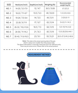 <span class=keywords><strong>Collar</strong></span> Protector para Mascotas, Transpirable, Anti-lamido y Anti-mordida, Tipo Elizabeth, para Perros y Gatos, Gran Venta - Product Image 5