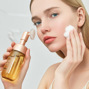 Botella de Espuma con Fondo Redondo, Color Personalizado, Botella para Limpiador Facial, Botella de Mousse con Forma Especial, Botella de Burbujas con Bomba Reemplazable, Personalizable - Product Image 6