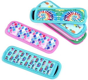 Bán Buôn OEM Thăng Hoa Thiết Kế Biểu Tượng Tùy Chỉnh Phim Hoạt Hình Cổ Điển Cách Nhiệt Neoprene Popsicle Tay Áo Túi <span class=keywords><strong>Ice</strong></span> Cực Mát Chủ - Product Image 1