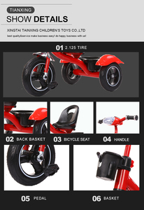 Trike à 3 roues pour bébé/<span class=keywords><strong>Tricycle</strong></span> classique à bas prix pour enfants, fille et garçon/<span class=keywords><strong>Tricycle</strong></span> pour petits enfants avec lumière musicale - Product Image 5