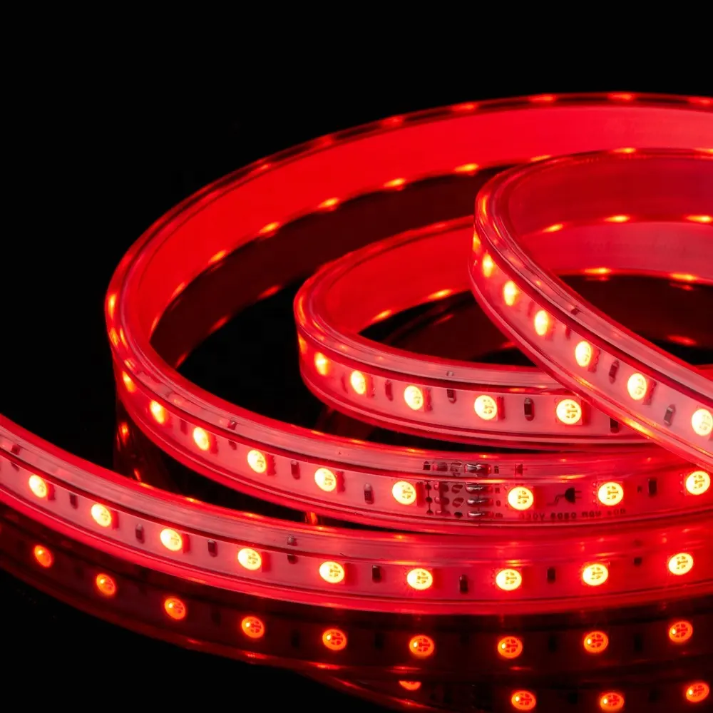 Factory Wholesale Cheap Running Led COB Strip Lights Waterproof SMD 2835 5050 RGB Led Strip AC 220v Price