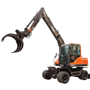 Excavatrice rotative hydraulique de griffe de manipulateur de rondin de grappin d'équipement forestier résistant de JG90Z - Product Image 1