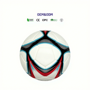 Ballon <span class=keywords><strong>de</strong></span> football <span class=keywords><strong>de</strong></span> style étoile certifié CE/CPC, taille 5, léger, durable, thermocollé, avec pompe, ensemble cadeau WELLMAN pour une utilisation en extérieur - Product Image 1