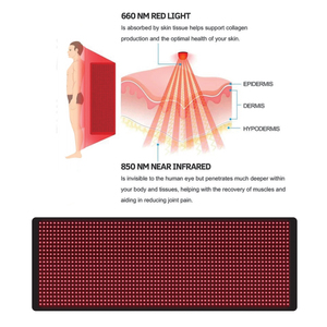 Manta de Terapia de Luz Roja de Cuerpo Completo, Tamaño Grande, Bolsa de Terapia de Luz Infrarroja para Alivio del Dolor - Product Image 2