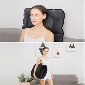 Masajeador Lumbar y de espalda eléctrico plegable de alta calidad, colchón de masaje Shiatsu corporal, <span class=keywords><strong>almohadilla</strong></span> de colchón de masaje térmico con vibración - Product Image 4