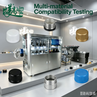 Système d'inspection optique automatisé de précision pour l'apparence et la qualité d'impression des bouchons de bouteilles avec certifications CE, ISO9001