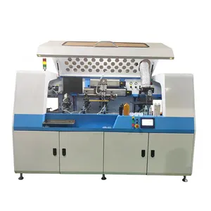 LC brand automatic screen printing machine on glass bottles cosmetic bottle silk screen printing machine