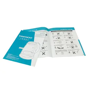 印刷可能な小冊子雑誌パンフレット印刷サービス工場卸売カスタム低価格プロモーションパンフレット