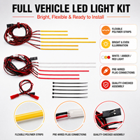 Kit d'éclairage LED complet, phare, feu arrière, feux latéraux pour voiture RC 1/8 Infraction 3S BLX 223S, pièces de mise à niveau pour voiture de route