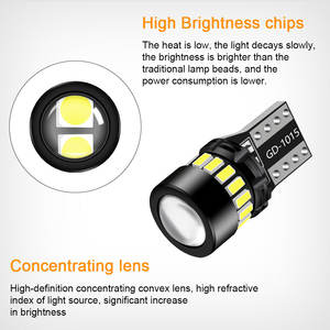 MOQ 10 pares <span class=keywords><strong>de</strong></span> luz <span class=keywords><strong>de</strong></span> lectura LED W5W 12V nueva luz Interior Canbus T10 para luz <span class=keywords><strong>de</strong></span> posición Honda para Nissan nuevo lanzamiento - Product Image 2
